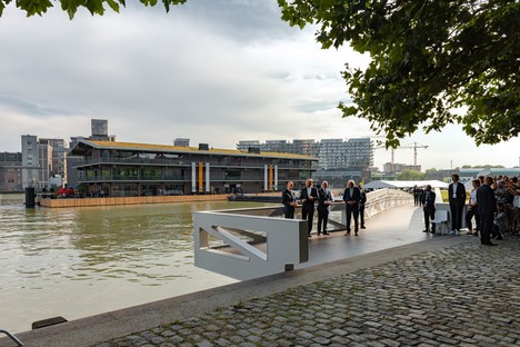 Powerhouse Company designs Floating Office Rotterdam, a climate-adaptable building

