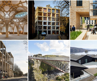 The six finalist architectural works of the RIBA Stirling Prize 2021
