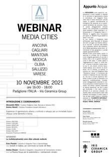 Media Cities Appunto Acqua Webinar Iris Ceramica Group and Resilient Communities - Biennale di Venezia
