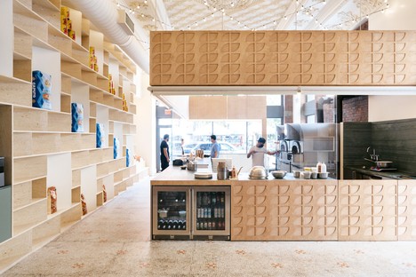 Büro Koray Duman creates interior design for SIMÒ Pizza restaurant in New York 