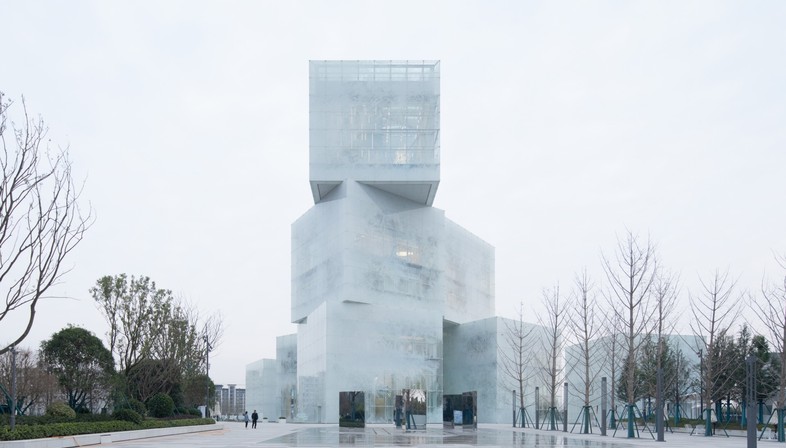 Zone of Utopia + Mathieu Forest Architecte designs Ice Cubes Xinxiang Cultural Tourism Centre
