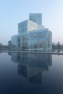 Zone of Utopia + Mathieu Forest Architecte designs Ice Cubes Xinxiang Cultural Tourism Centre
