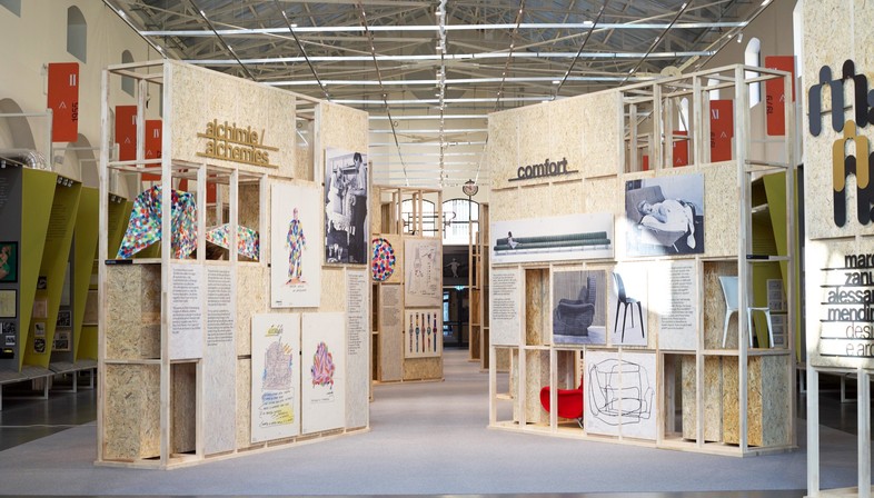 Marco Zanuso e Alessandro Mendini Design e Architettura exhibition
