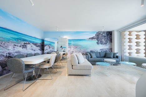 Blue Apartment interior design by Simone Micheli
