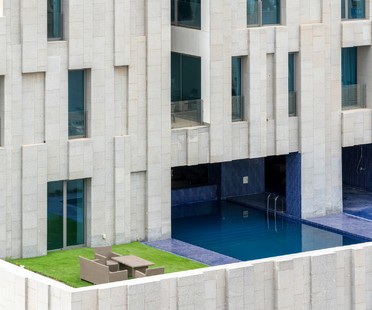 AGi architects Wafra Wind Tower, new types of urban residences in Kuwait
