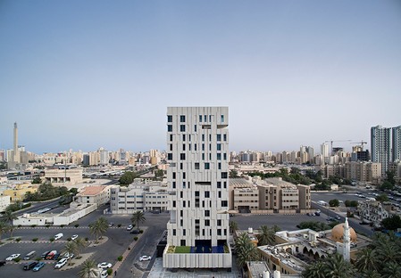 AGi architects Wafra Wind Tower, new types of urban residences in Kuwait
