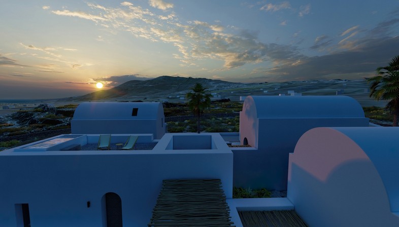 Iraisynn Attinom Studio Arched Residences in Santorini