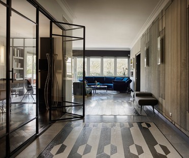 Giorgia Dennerlein Loto Ad Project Valle Giulia rationalist residential interior with pop elements

