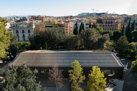Architecture and landscape in the new LUISS hub designed by Alvisi Kirimoto with Studio Gemma
