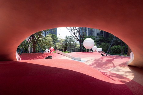 XISUI Design creates Red Dunes, a space for exploring, playing and experimenting

