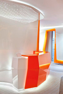Robert Majkut, interior design project for a bank