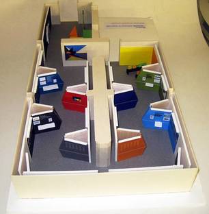 Model of installation: model of exhibition installation