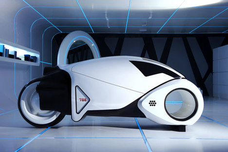 Exhibition of design inspired by the film TRON: Legacy

