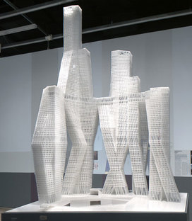 United Architects. Study model. World Trade Center Proposal, project
