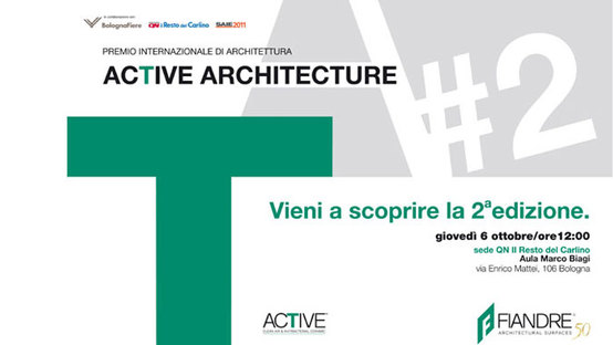ARCHITECTURAL COMPETITION AWARD ACTIVE ARCHITECTURE