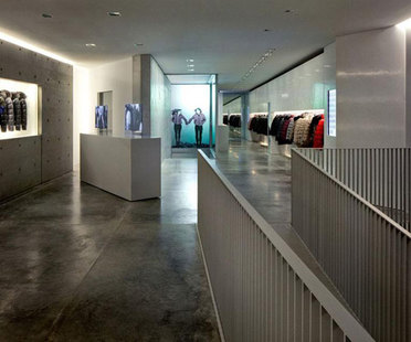 TADAO ANDO, DUVETICA boutique and showroom in MILAN
