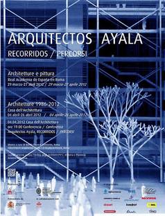 Arquitectos Ayala, Recorridos / Percorsi exhibition
