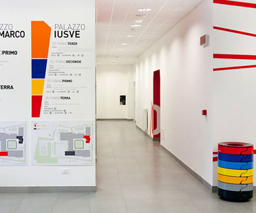Ultrarkitettura, graphic design of the new IUSVE building – Venice

