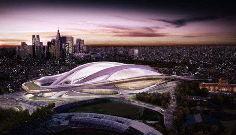Zaha Hadid Architects, New National Stadium, Tokyo
