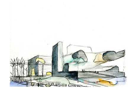 Steven Holl, Ecocity Ecology + Planning Museums, Tianjin
