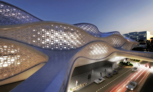 Zaha Hadid, KFDA Metro Station, Riyadh
