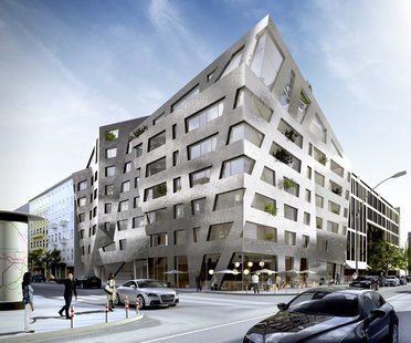 Libeskind residential building on Chausseestrasse - Berlin
