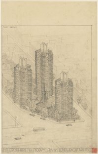 Frank Lloyd Wright and the City: Density vs. Dispersal exhibition at MoMA
