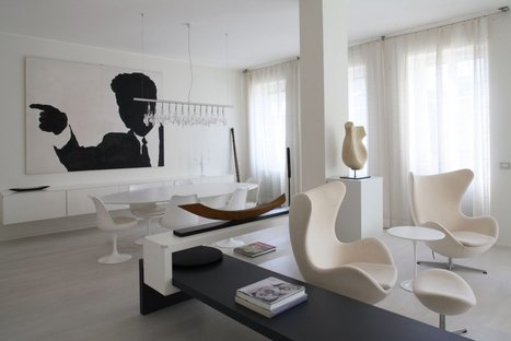 Andrea Castrignano Total White design in Milan
