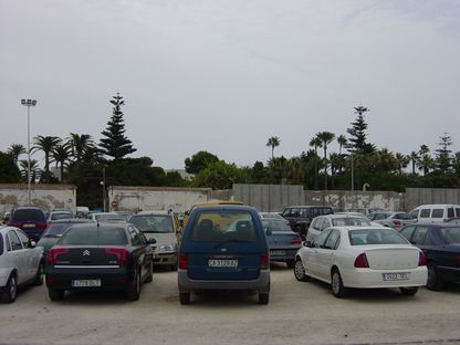 Panoramic viewpoint and defence structure in Park Genoves, Cadiz