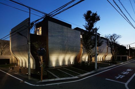 ARTechnic architects designed Breeze, a residential building containing an office in Tokyo
