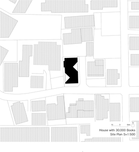 Takuro Yamamoto Architects: house with 30,000 books in Tokyo
