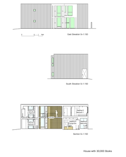 Takuro Yamamoto Architects: house with 30,000 books in Tokyo

