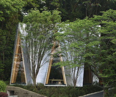 Nakamura & NAP: Sayama Forest Chapel and the gassho structure
