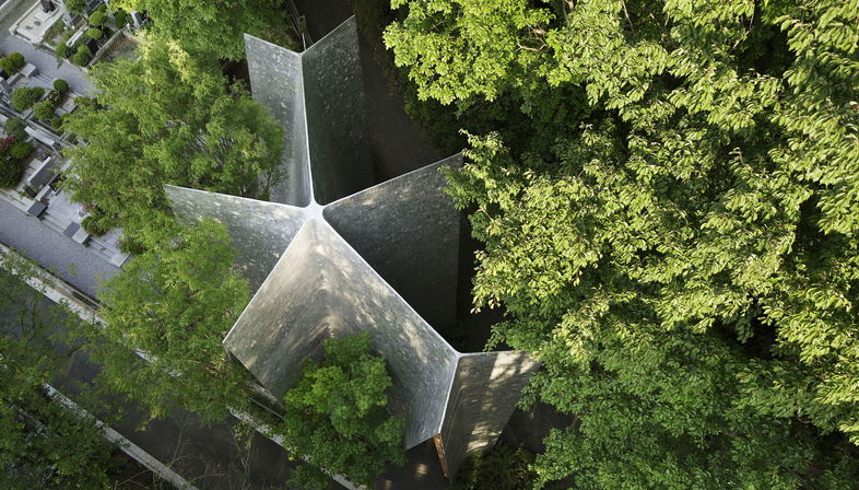 Nakamura & NAP: Sayama Forest Chapel and the gassho structure

