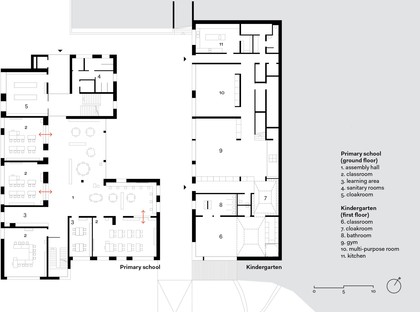 Feld72 Architekten: primary school in the educational ensemble in Terento
