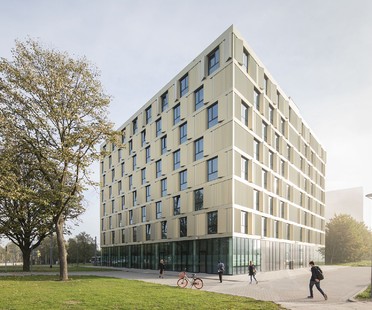 Mecanoo has created the new student residence for the Erasmus University in Rotterdam
