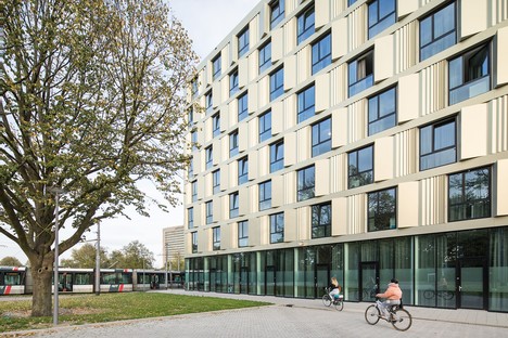 Mecanoo has created the new student residence for the Erasmus University in Rotterdam
