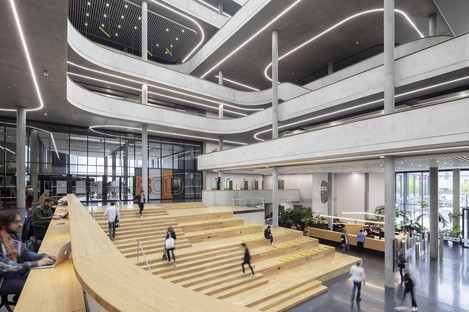 Zalando’s new headquarters in Berlin designed by Henn Architects and Kinzo
