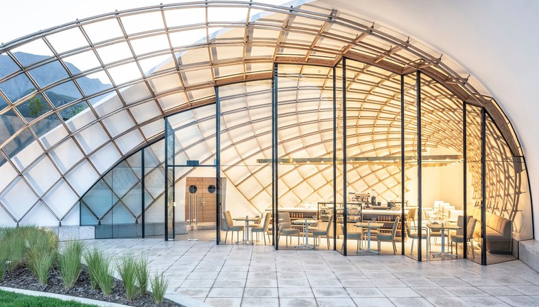 The Garden Café designed by Steyn Studio for Bosjes, South Africa, in partnership with SquareOne, Meyers and Liam Mooney
