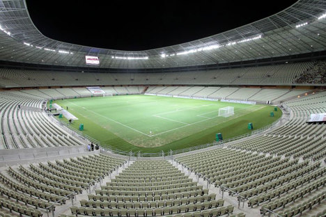 Brazil’s 2014 World Cup football stadiums
