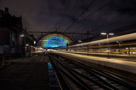 Rainbow Station at Amsterdam central station 