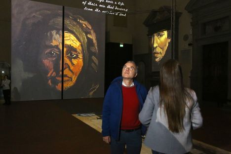 Van Gogh Alive exhibition in Florence