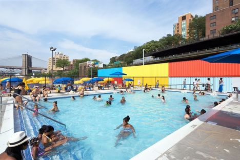 The Brooklyn Bridge Park and the Pop-Up Pool by Davis Brody Bond and Spacesmith