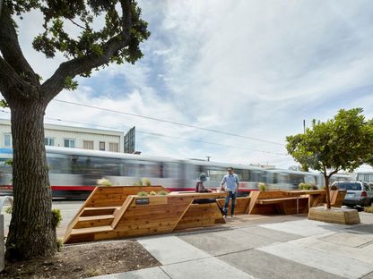 Recognition for the Sunset Parklet by INTERSTICE Architects in San Francisco 