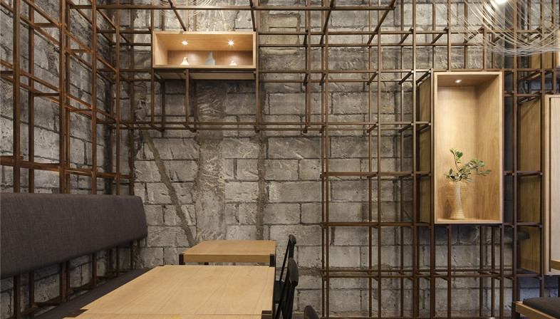 The Noodle Rack, appetising interior by Lukstudio