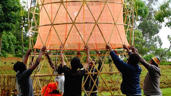Warka Water for sustainably harvesting water