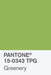 Greenery, PANTONE colour of the year for 2017