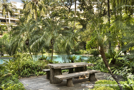 The enchanted garden of Nai Lert Park in Bangkok