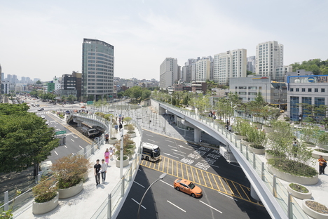 MVRDV completed Skygarden Seoullo 7017 in Seoul