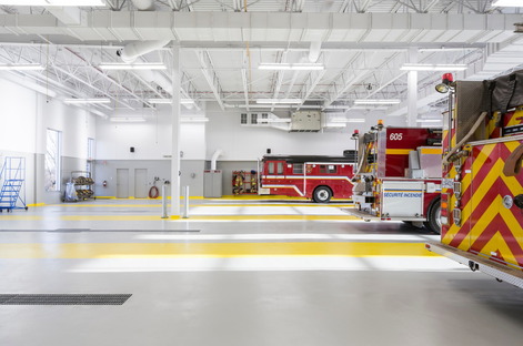 Fire Station by STGM and CCM2 in Quebec